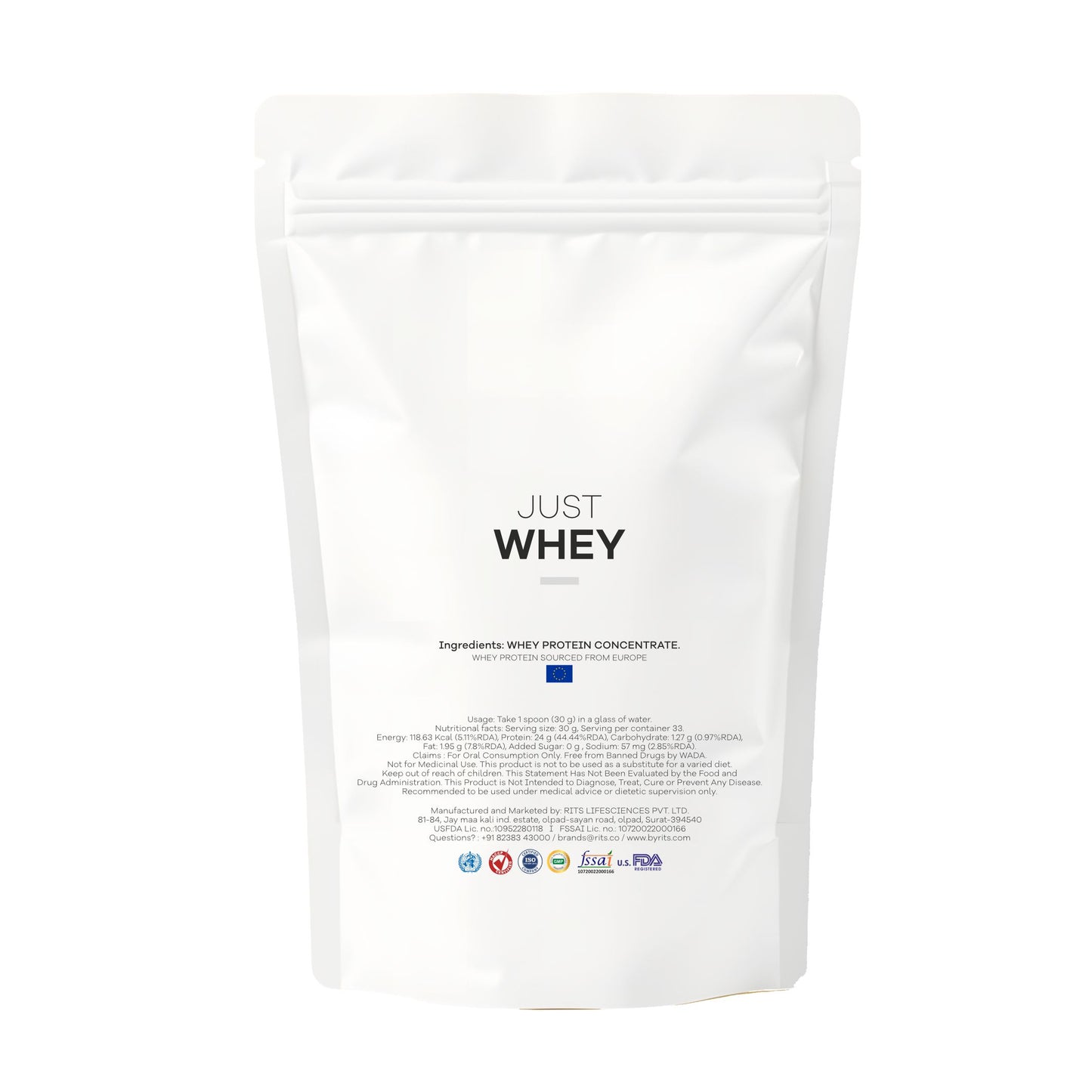 JUST WHEY, 500GM