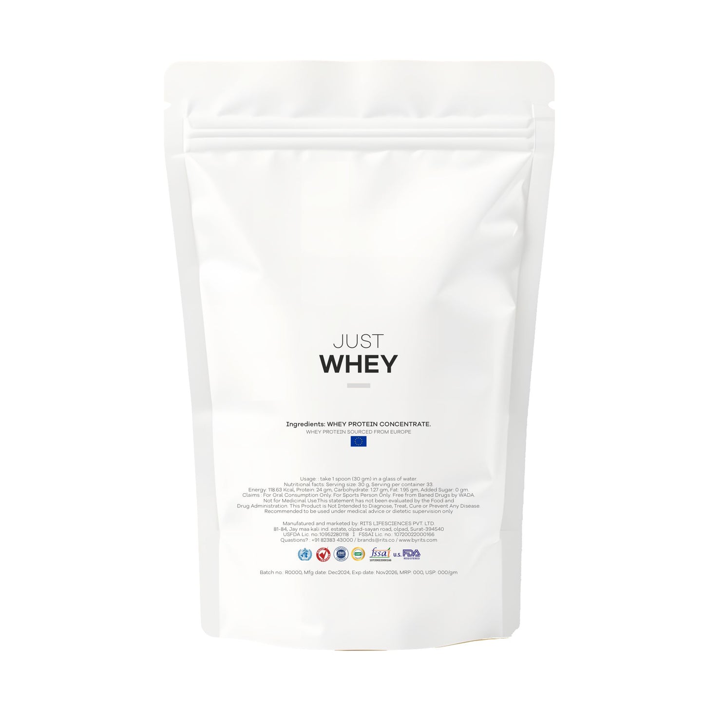 JUST WHEY, 1 KG